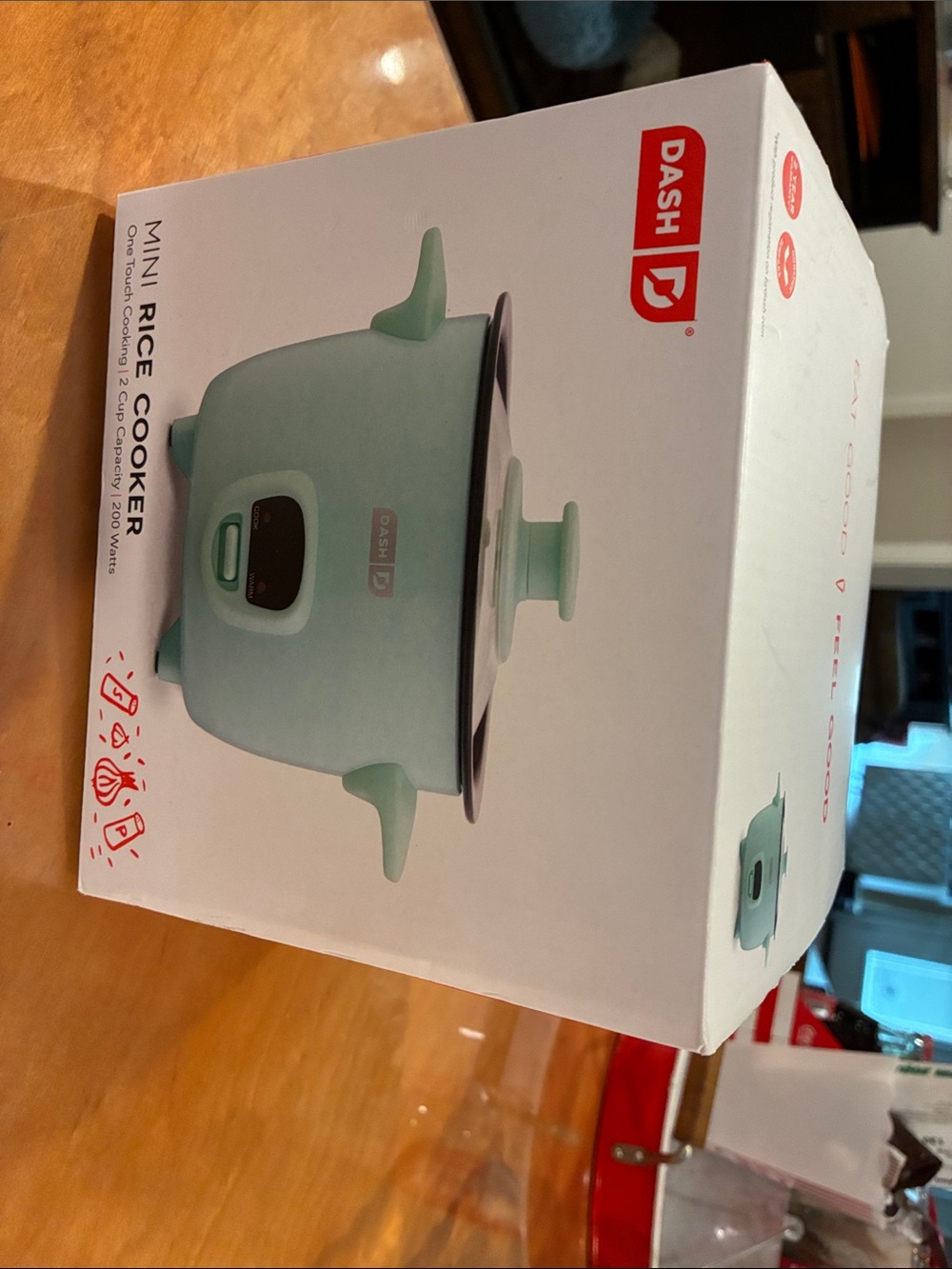 DASH Mini Rice Cooker in Mint Green - Compact Electric Cooker